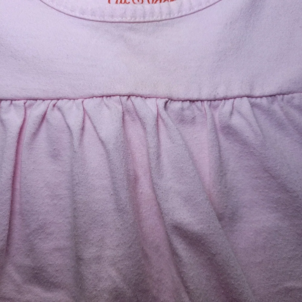 Cat & Jack Pink‎ Eyelet Ruffle Sleeve Shirt Size 4T